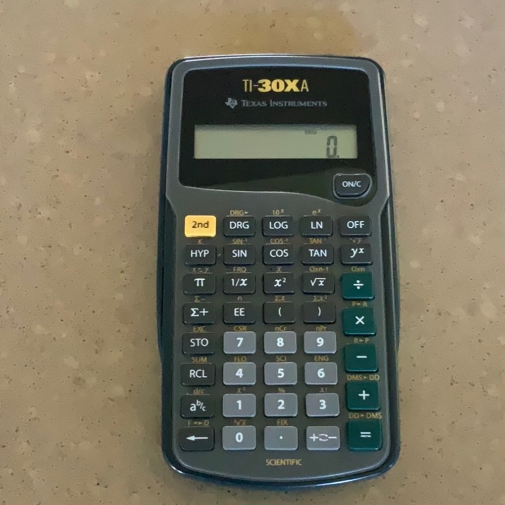 TI 30xa calculator